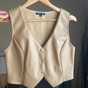 Vegan Leather Vest